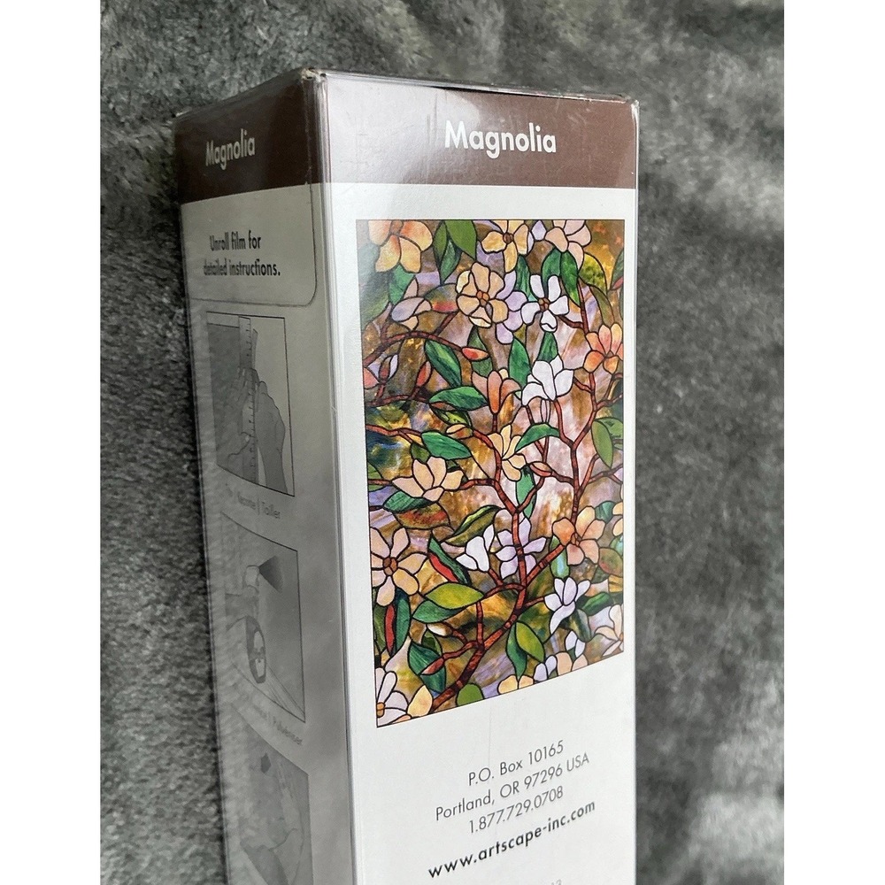 Artscape Magnolia Window Film 24" x 36" Multicolor , Privacy | New | Made In USA